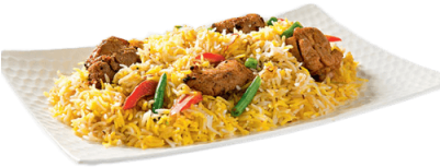 Samoosa And Buryani (400x400), Png Download