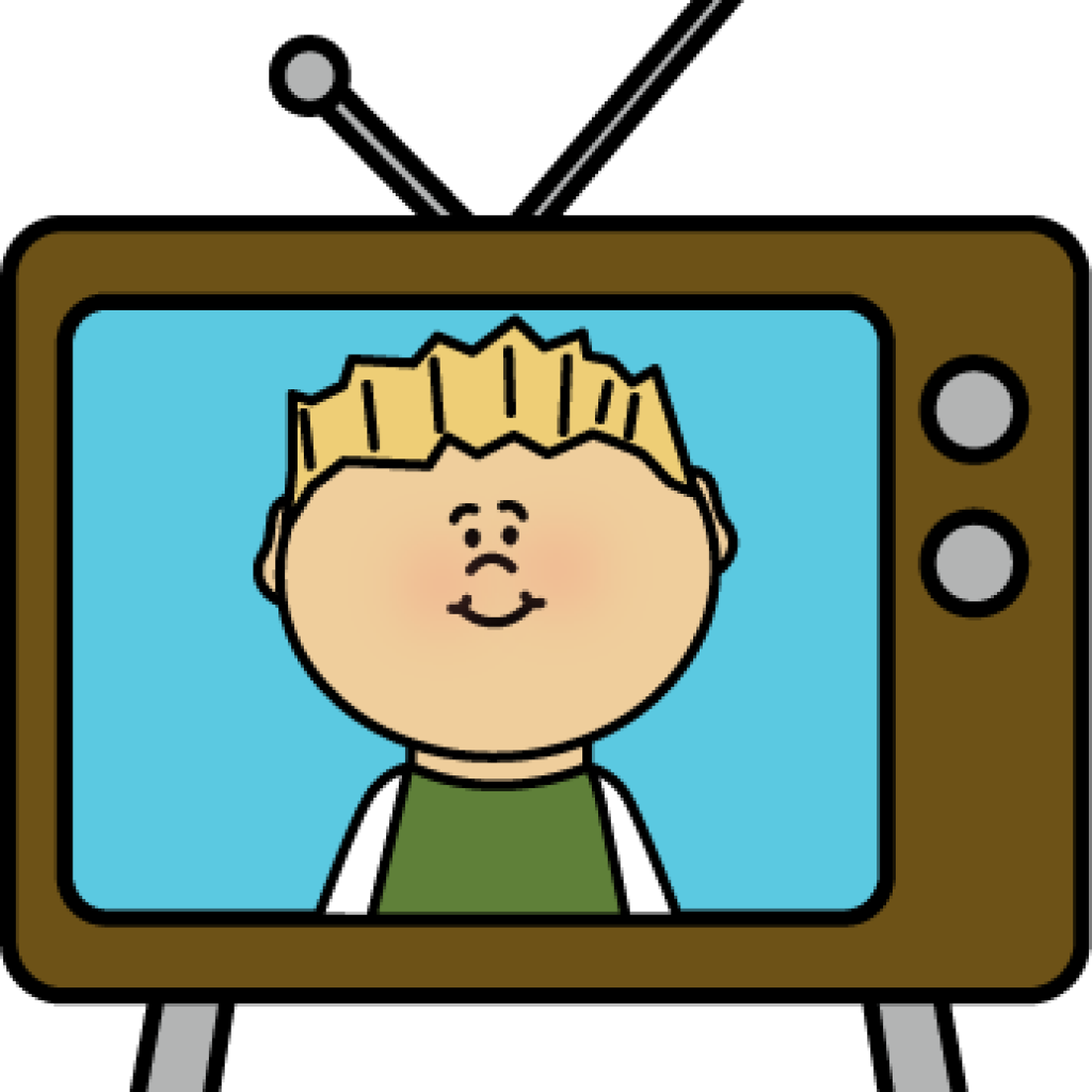 Tv Clip Art Tv Clip Art Tv Images Free Clipart - Watching Tv Clipart Png (1024x1024), Png Download