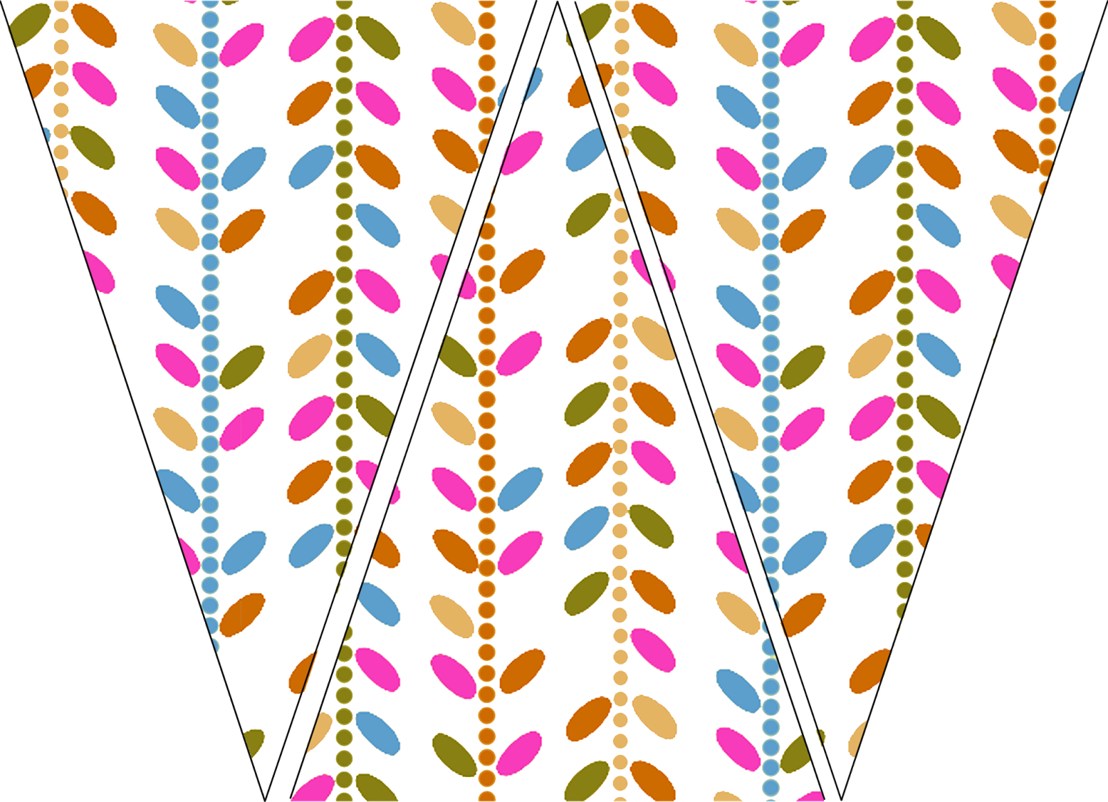 Rosetones, Asimismo Con Ese Motivo De Hojitas De Colores (1600x1159), Png Download