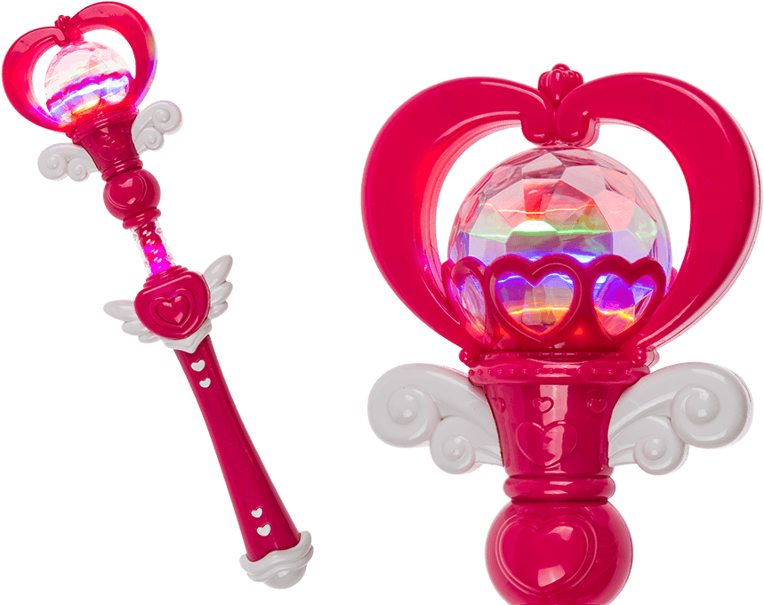 Bacchetta Magica Bacchetta Fata Fairy Muro Con Luce (945x709), Png Download