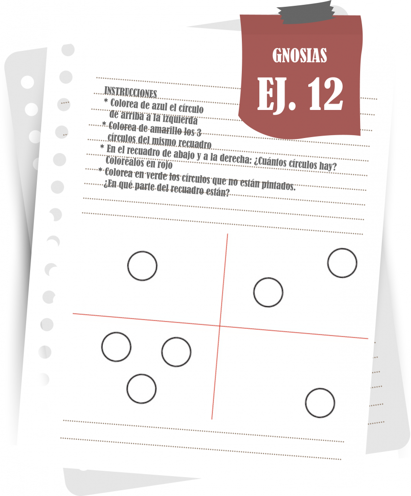 Círculos De Colores - Atención Dividida Ejercicios (848x1024), Png Download