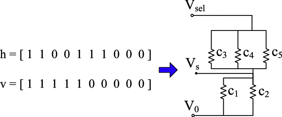 The Structure Of A Voltage Divider - Diagram (580x242), Png Download