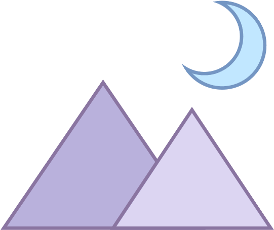 Purple Crescent Moon Png - Flag Of Guyana (540x540), Png Download