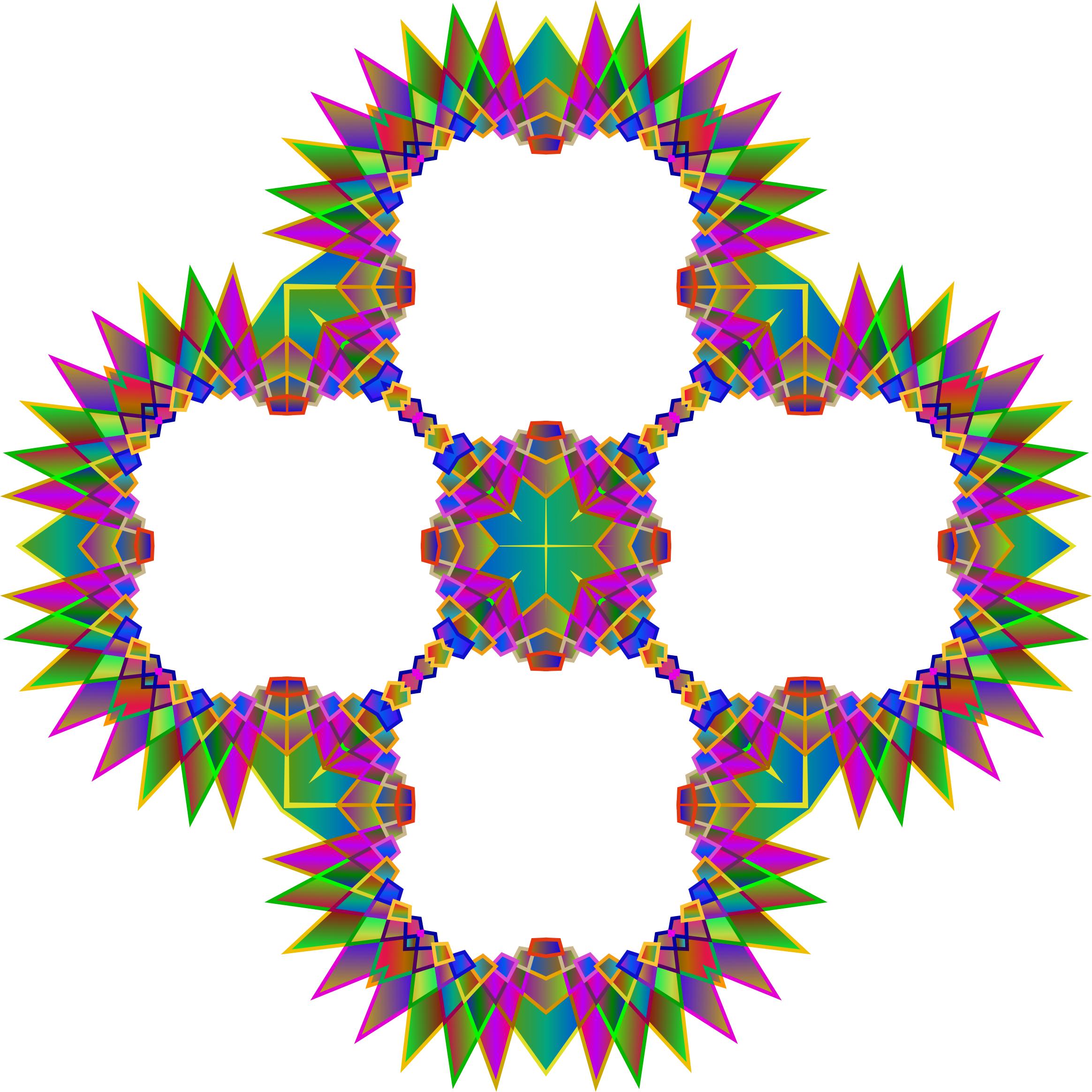 This Free Icons Png Design Of Prismatic Multipoint (2328x2328), Png Download