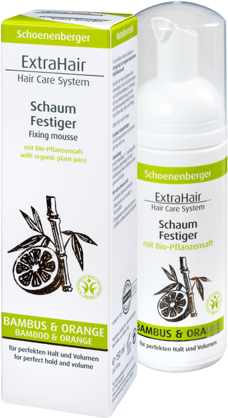 Schoenenberger Extrahair Fixing Mousse Bamboo & (1000x1001), Png Download