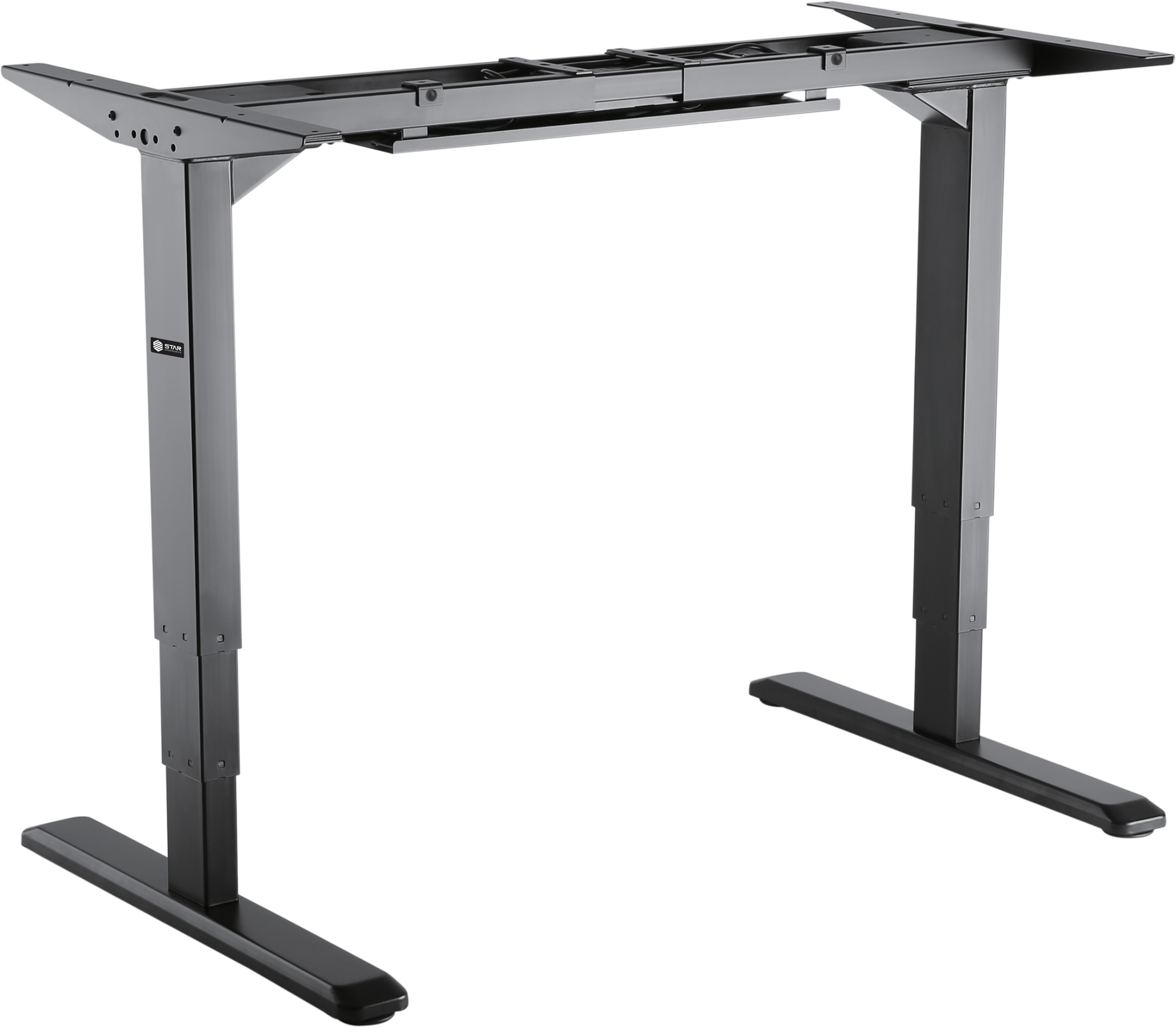 3 Stage Reverse Dual Motor Electric Sit-stand Desk - Sit Stand Desk (2232x1950), Png Download