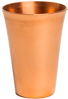 Jacob Bromwell Fluted Pure Copper Shot Glass - Flowerpot (480x480), Png Download