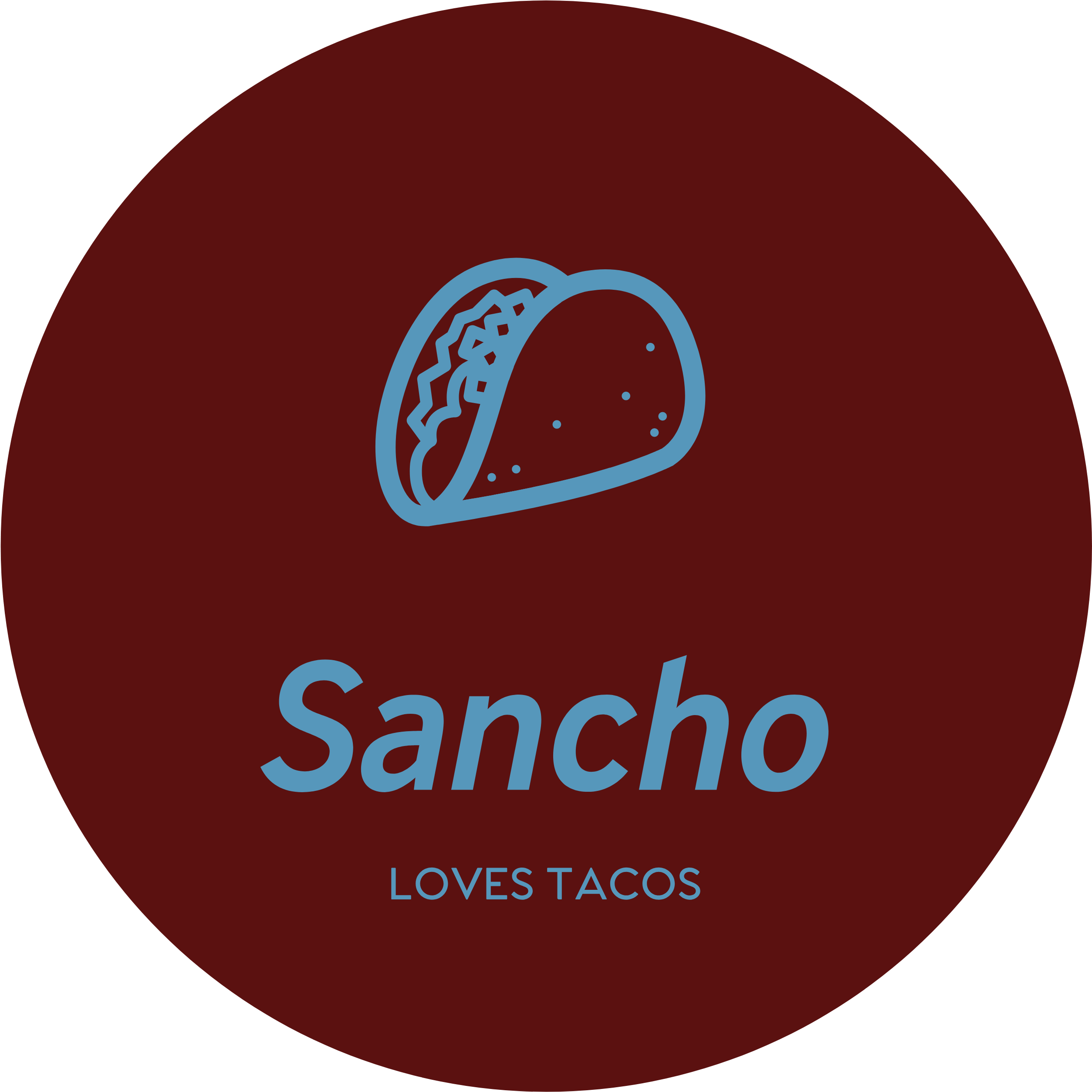 Sancho Loves Tacos - Sage 50 Accounting (2529x2539), Png Download