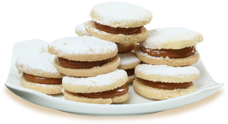 Clementina ○๋• Tortas & Dulces - Alfajor De Dulce De Leche Png (1024x799), Png Download