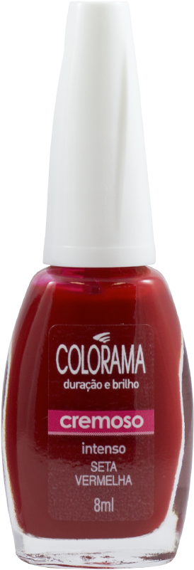 A Esmalte Colorama Cremoso Seta Vermelha 8ml - Esmalte Colorama (1000x1000), Png Download