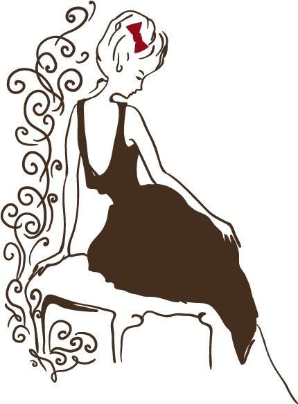 Vinilos Decorativos Silueta Mujer Glamour - Silhouette (650x650), Png Download