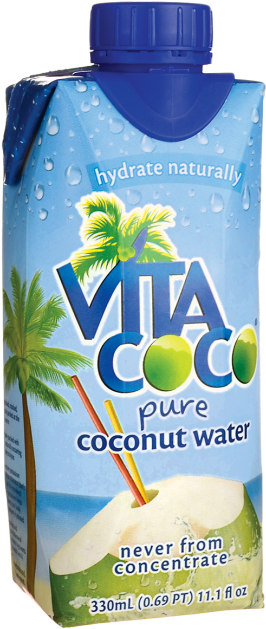 Vita Coconut Water Download - Vita Coco Natural Coconut Water With Peach (650x650), Png Download