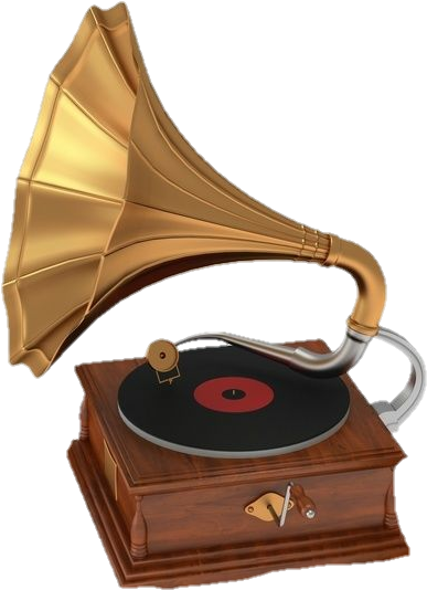 Phonograph (407x600), Png Download