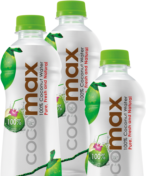 100% Coconut Water - Cocomax Coconut Water 350ml (738x728), Png Download