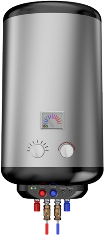 Water Heater - Bathroom Water Heater Png (285x480), Png Download