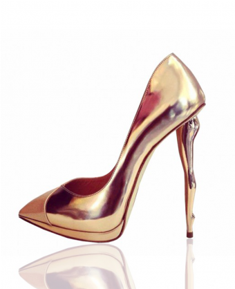 Silhouette Manchot Poudre Nude - Basic Pump (500x417), Png Download