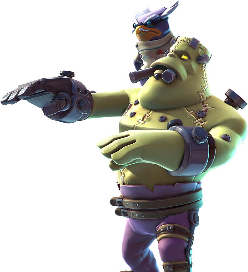 Olaf Tyson Frankenstein Thumb Brawlout - Action Figure (1920x1080), Png Download