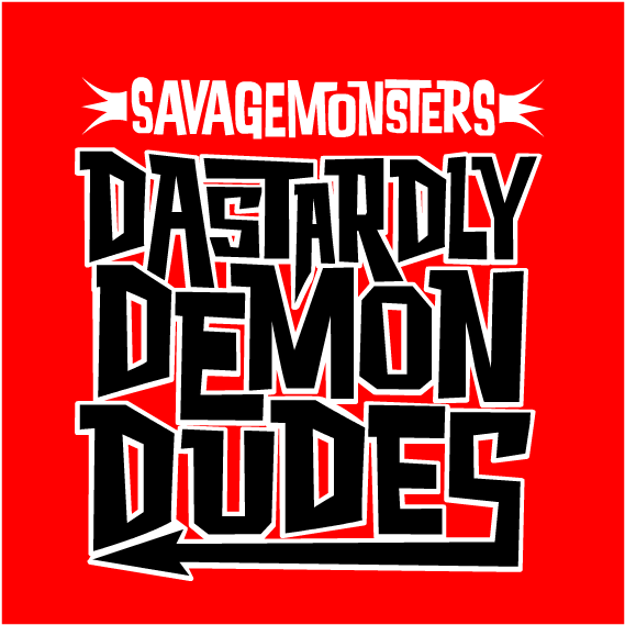 All Savage Monsters Logotypes Include Hand-lettering - Behance (900x600), Png Download