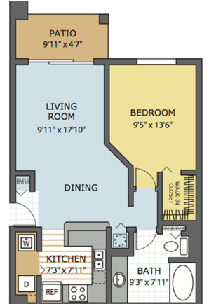 Floor Plan Photo Of Retreat At Lake Nona In Orlando, - Retreat At Lake Nona (650x433), Png Download