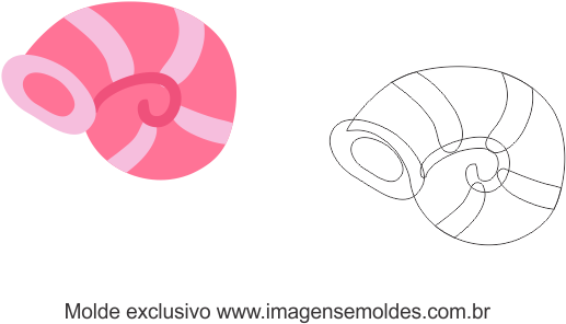 Molde Fundo Do Mar - Felt (600x410), Png Download