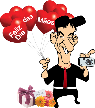 Costinha Logo Dia Das Maes - Cartoon (400x454), Png Download