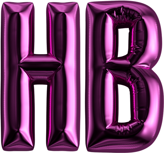 Birthday Balloon Font - Font (595x595), Png Download