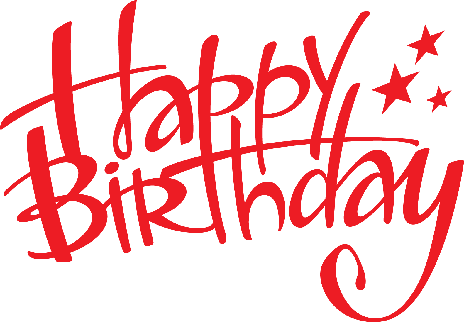 Happy Birthday Word Png - Happy Birth Day Text (1582x1098), Png Download