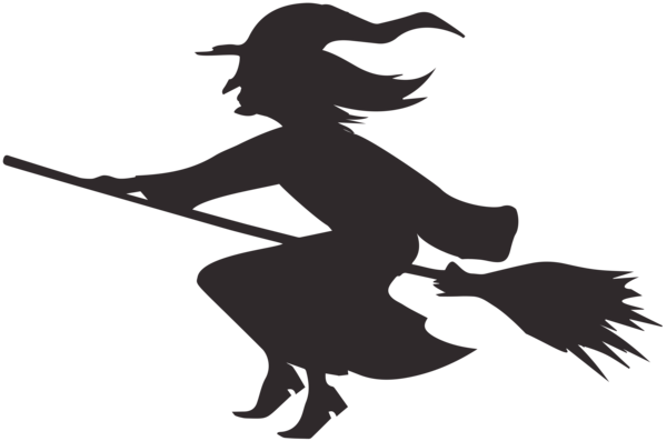 0, - Halloween Silhouette Png (600x397), Png Download