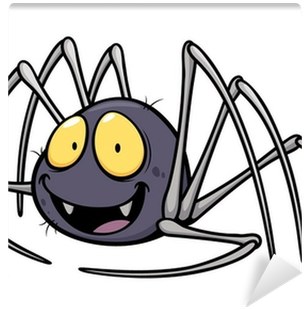 Vector Illustration Of Spider Cartoon Wall Mural • - Arañas Animadas (400x400), Png Download