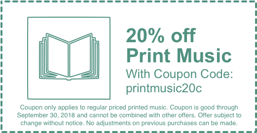 20 Percent Off Printed Music - Ironlak (550x300), Png Download
