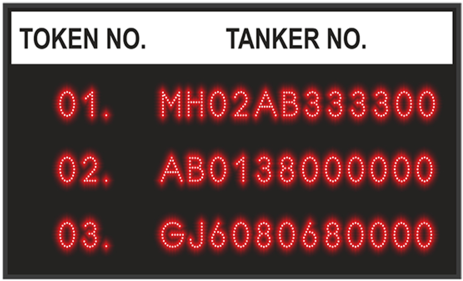 Red Truck Calling Led Display, Voltage - Led Display (500x314), Png Download