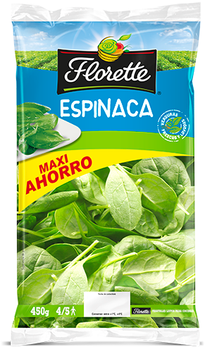 Verduras - Florette Espinacas (300x503), Png Download