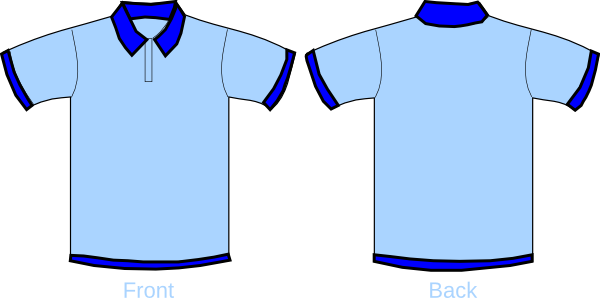 Free Download T-shirt Polo Shirt - Blue Collar T Shirt Clipart (600x298), Png Download