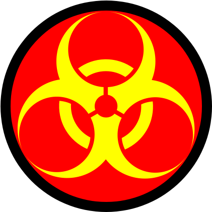 The Black Plague - Biological Weapon Symbol (480x480), Png Download