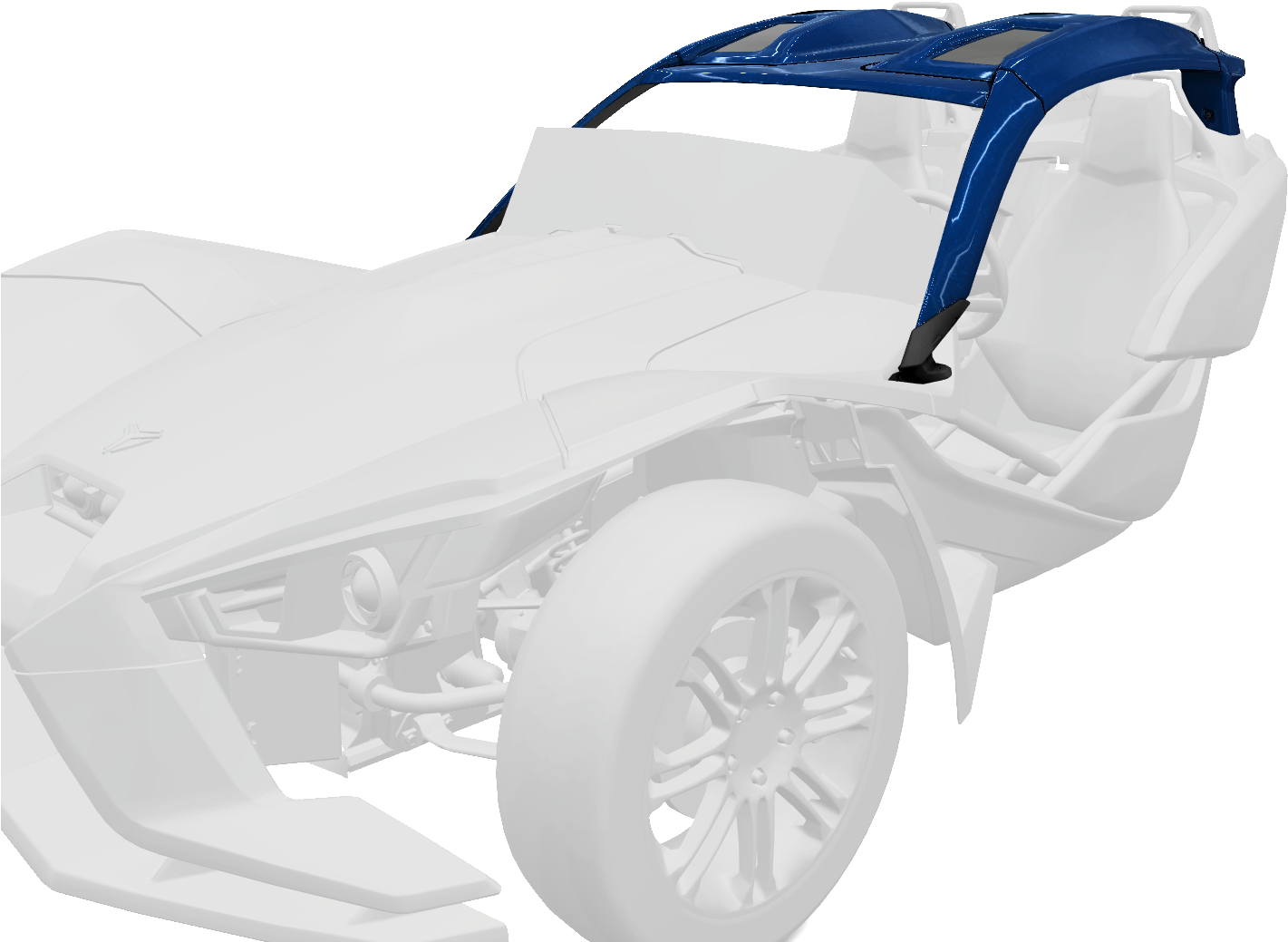 Slingshade® - Navy Blue - Polaris Slingshot (1500x1500), Png Download