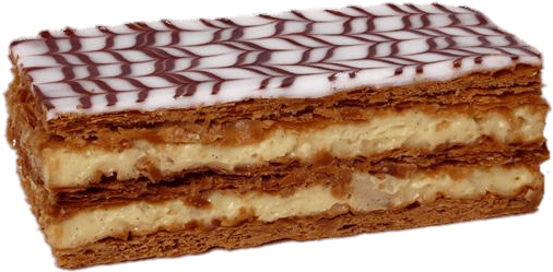 Download - Mille Feuille Png (600x361), Png Download