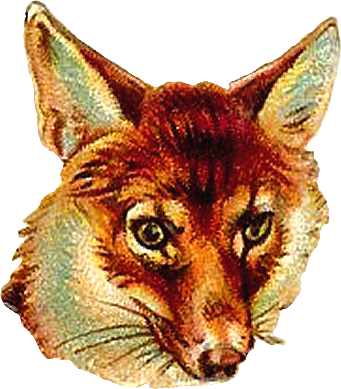 Clip Arts Related To - Victorian Animal Clip Art (1441x1600), Png Download