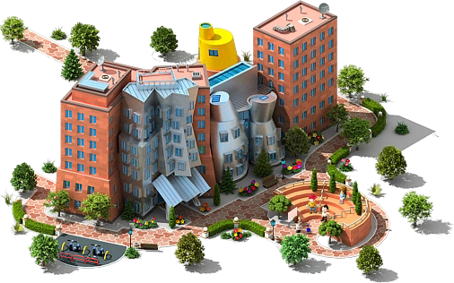 Calculus Lab L1 - Town Square (506x316), Png Download