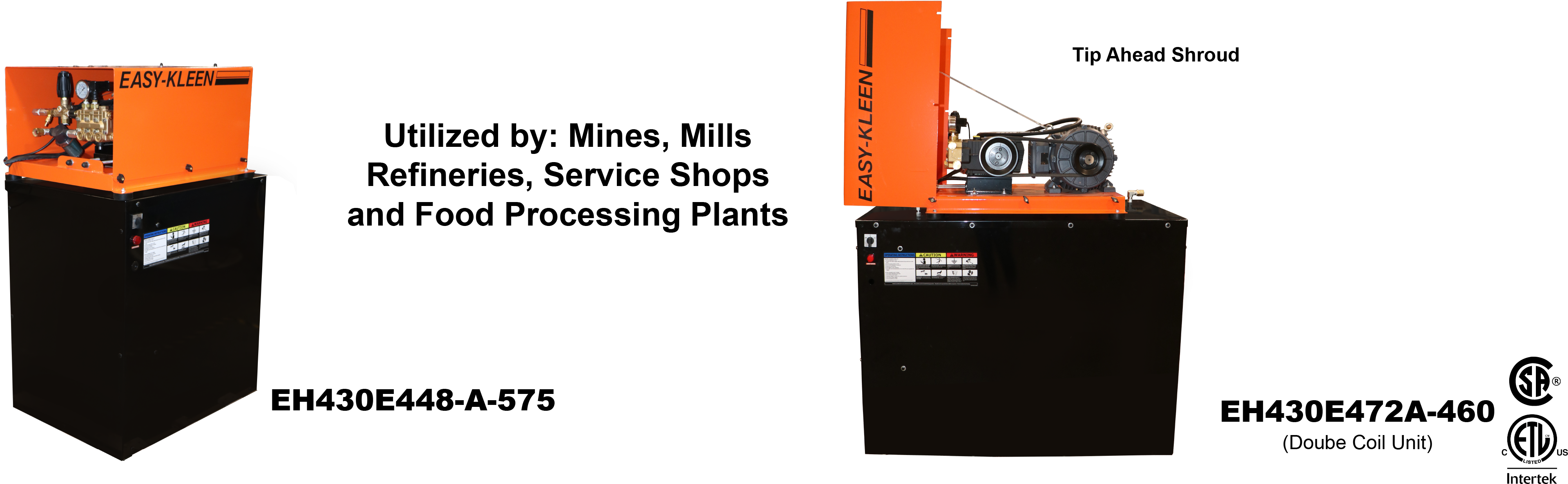 Industrial Hot Water Fully Electric - Pressure Washing (4268x1326), Png Download