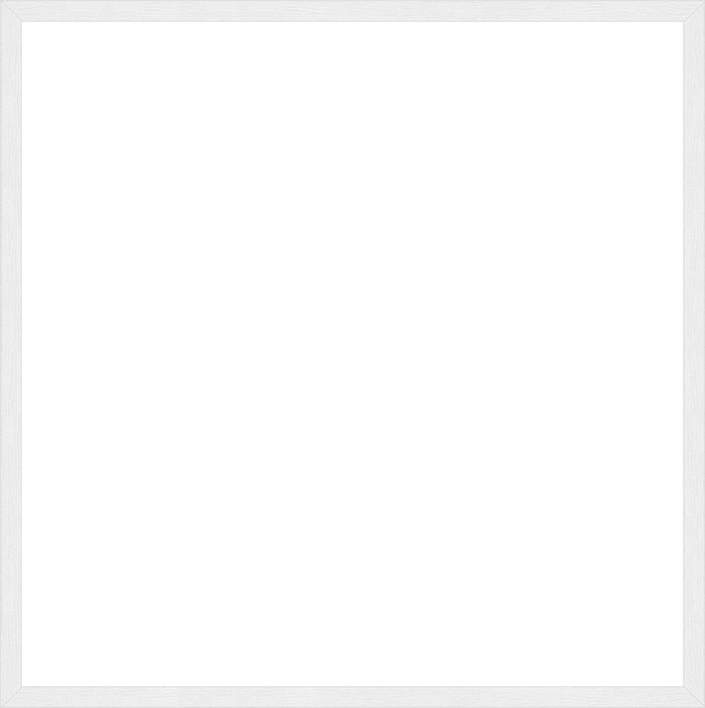 Studio White Wood Frame - Paper Product (995x1000), Png Download