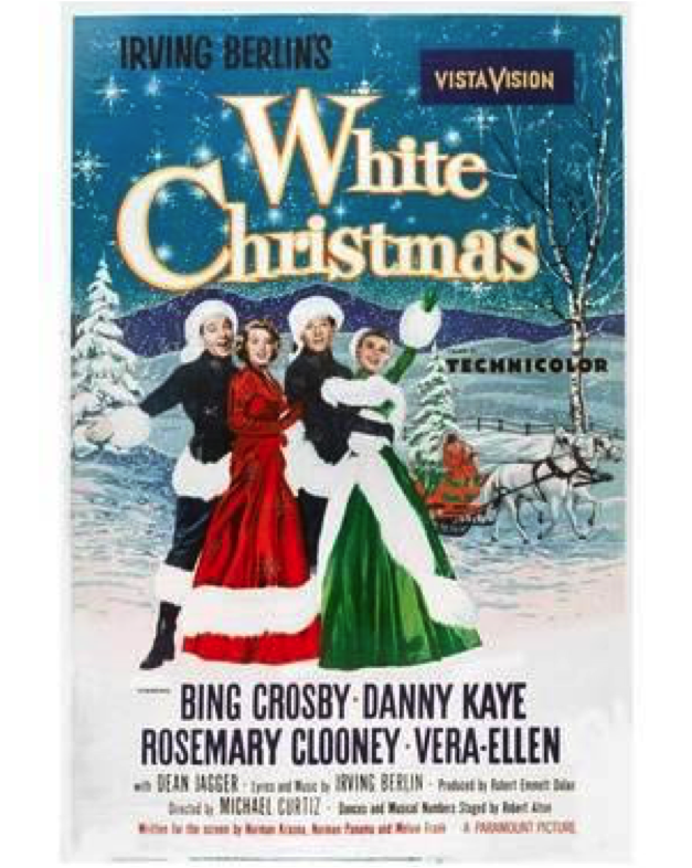 White Christmas Original Film (783x785), Png Download