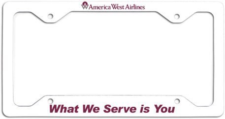 America West Airlines What We Serve Is You License - Paper Product (479x258), Png Download