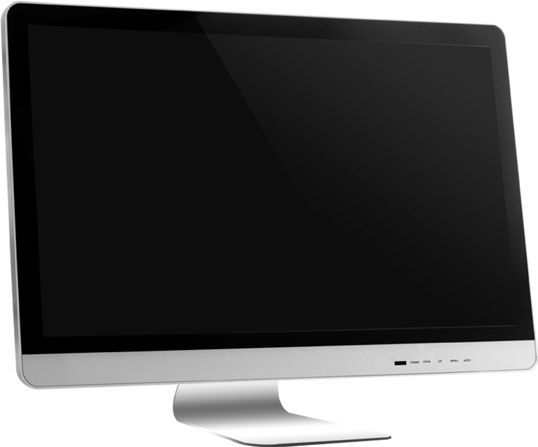 Super Thin Frame 27 Inch White Colour Led Desktop Monitor - Led-backlit Lcd Display (800x800), Png Download