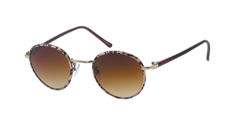 Sunglasses Around John Lennon Thin Metal Frame 400uv - Sonnenbrille Rund John Lennon Metallgestell Dünn 400uv (350x177), Png Download