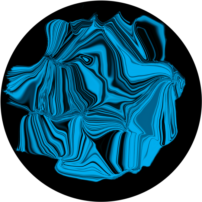Blue Distortion - Apollo Design 1111 Blue Distortion Glass Pattern C2-1111 (800x800), Png Download