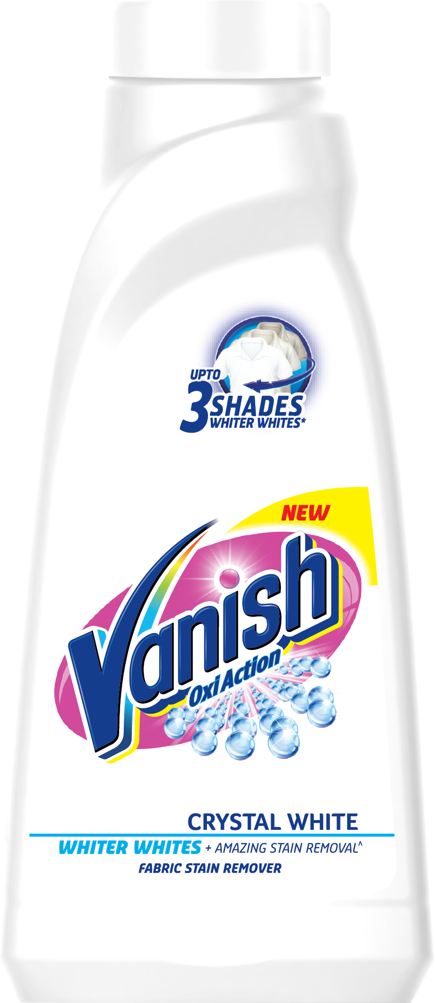 Vanish Crystal White Liquid - Vanish White Liquid 1000 (847x1952), Png Download