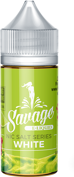 White Nic Salt By Savage E-liquid - Electronic Cigarette Aerosol And Liquid (590x590), Png Download