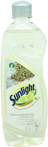 Sunlight Dishwashing Liquid White Tea & Mineral Salt - Plastic Bottle (500x500), Png Download