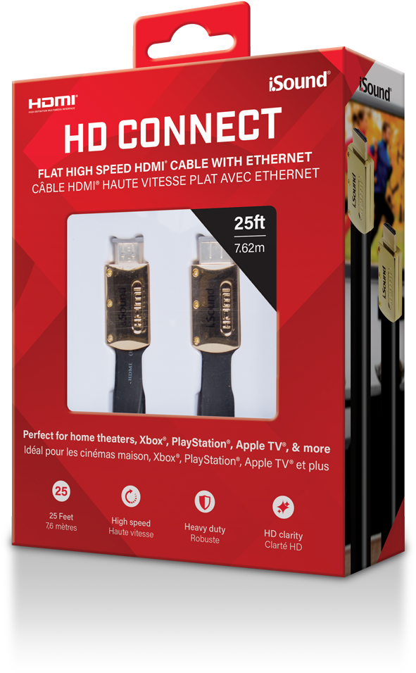 25-feet Hdmi To Hdmi Cable Jj191290 (1000x1000), Png Download