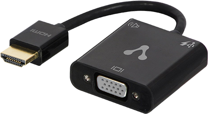 Adaptador Hdmi A Vga Vorago Cab-202 - Lindy Hdmi Male To Vga Female With Audio (450x450), Png Download